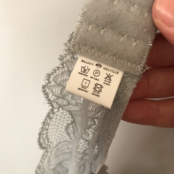 NWOT Brandy Melville Verona Teal Lace Bralette OS - Picture 6 of 7